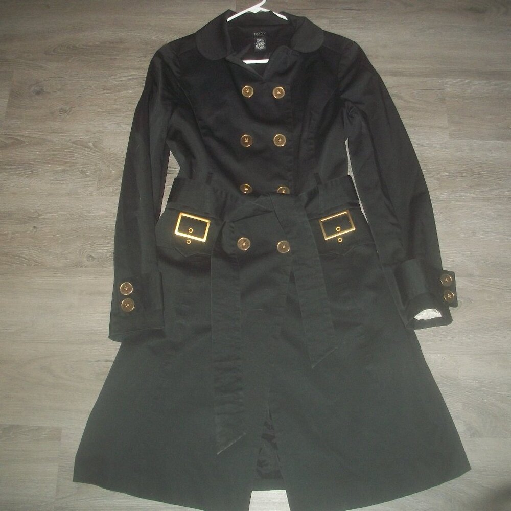 womens Victoria's Secret trench coat.BODY BY VICTORIA. Lined.size 6. small